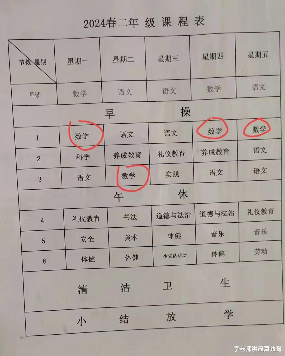 一周4节数学课2节英语课, 我们的专家真的太高估我们的孩子了!