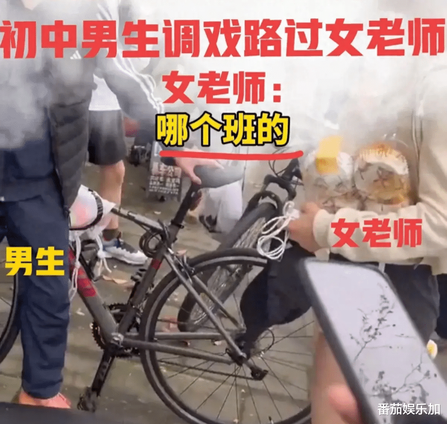 闹大了! 初中生调戏过路女老师, 对方大声怒斥, 评论区一边倒