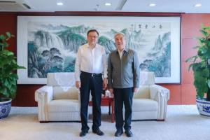 中交集团主要领导会见中国地质大学(武汉)校长王焰新