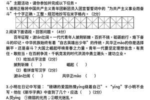 河南省实验中学新初一开学入学“分班考”《语数英》3科试卷