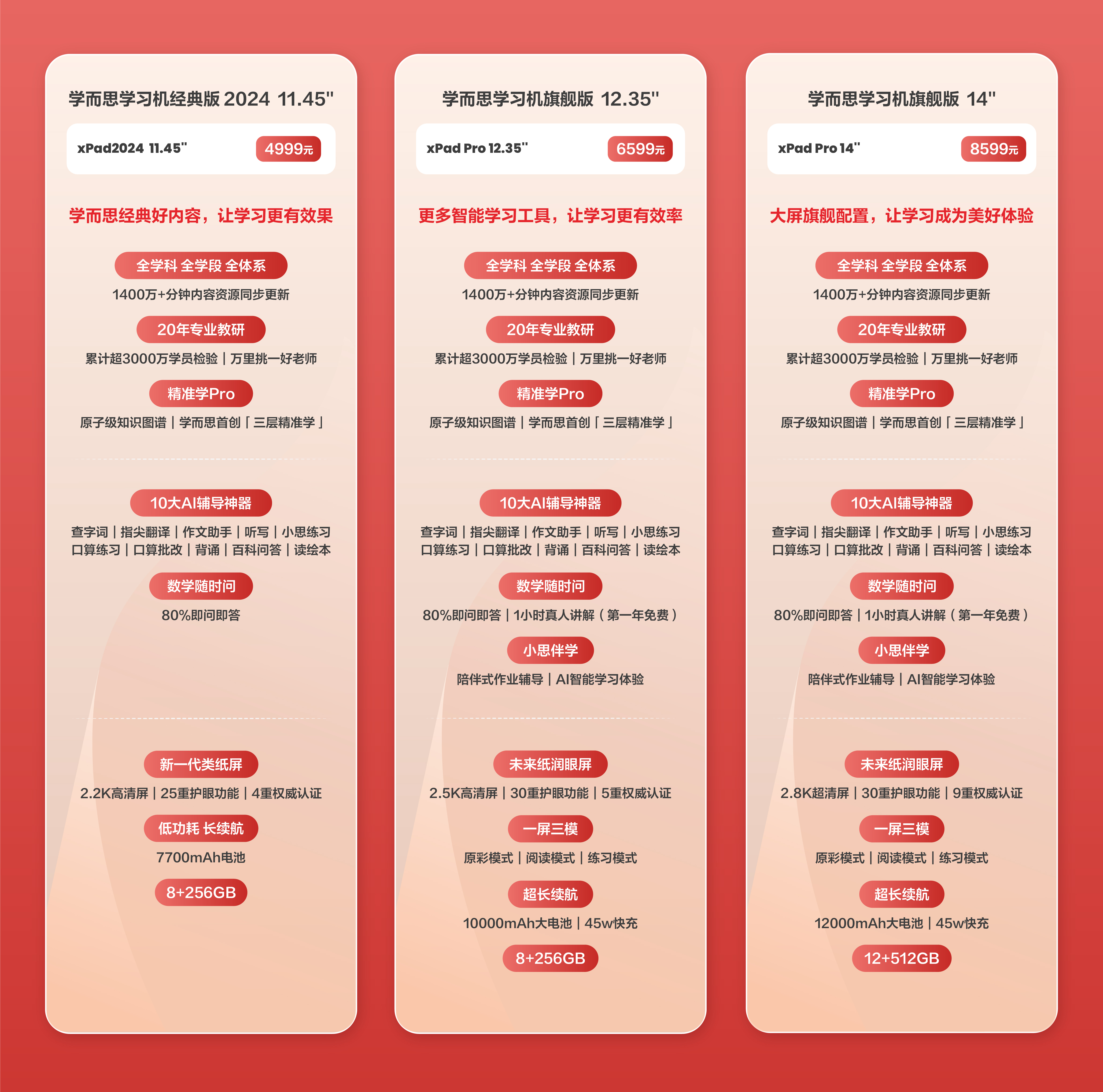 学而思学习机经典版全面升级：紧跟新课标，畅学好内容