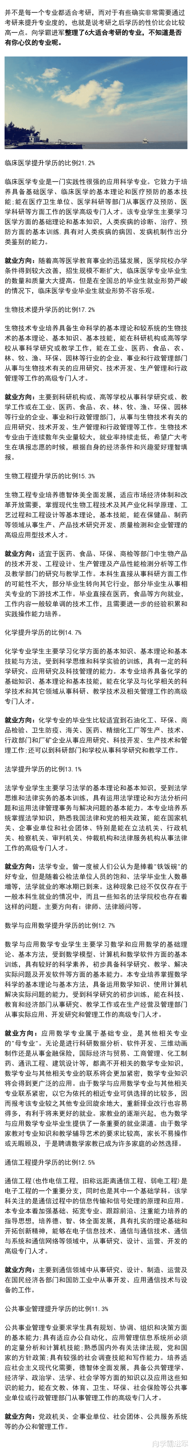 高考: 这6个大学专业不考研前途迷茫, 就业难, 考研后薪资翻倍