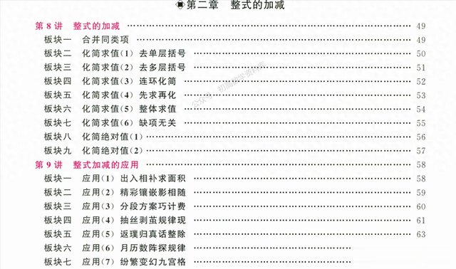 小升初数学暑假预习——整式的加减15种题型汇编