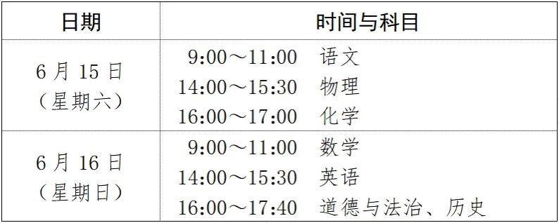 南京2024中考将于6月15日、16日举行! 南京市招考院发布温馨提示